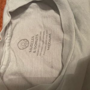 Donuts and Muscles crop top